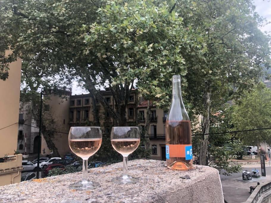 Au Coeur De Ville Avec Terrasse Céret Exteriér fotografie